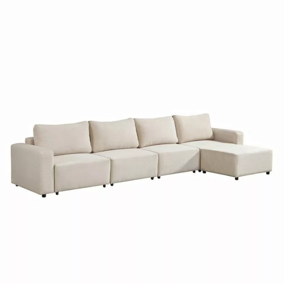 HOME DELUXE Schlafsofa Modulares Schlafsofa VINA, XL, Cordsofa, Sofa mit Sc günstig online kaufen