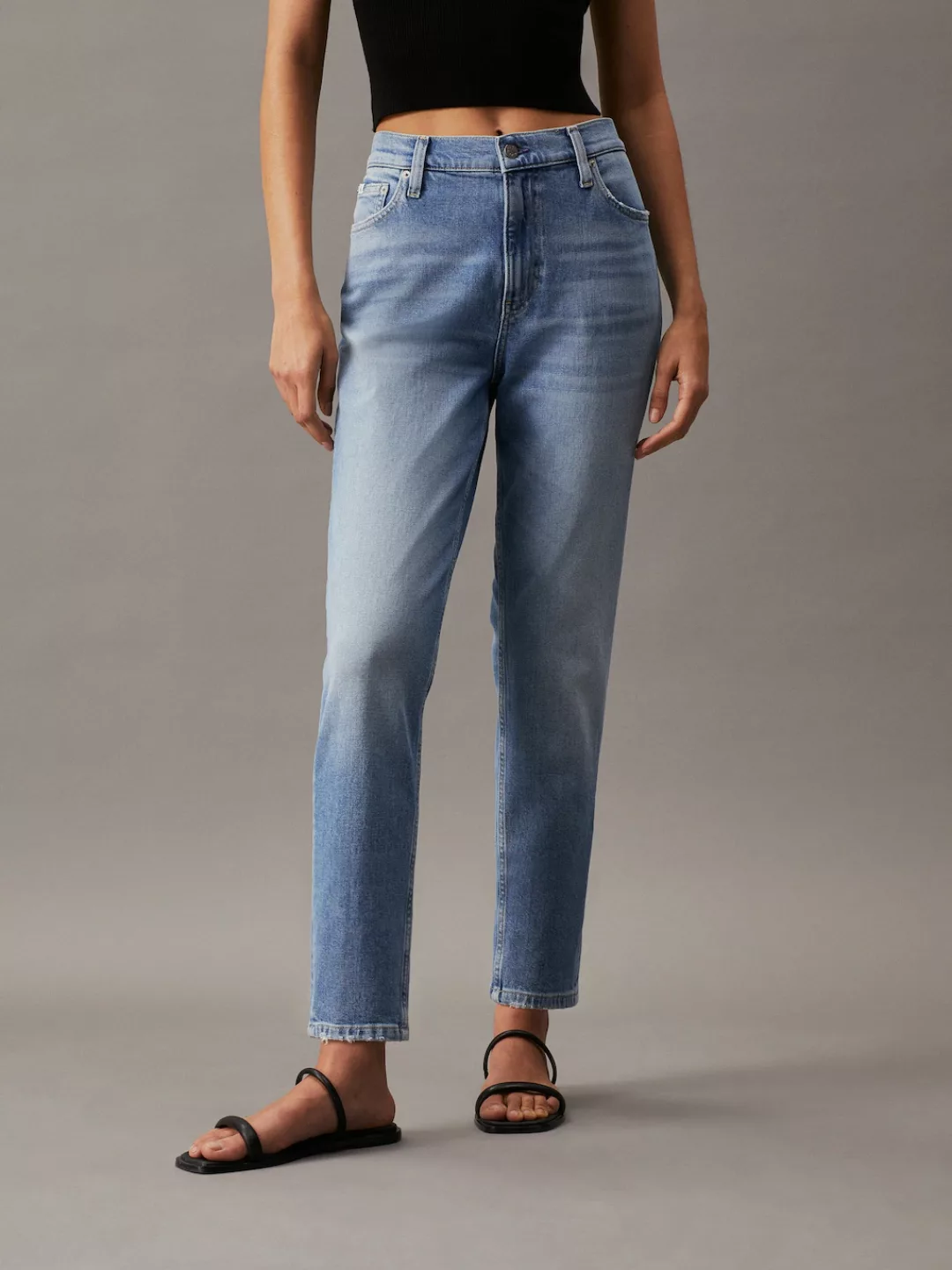 Calvin Klein Jeans Mom-Jeans "MOM JEAN", mit Markenlabel günstig online kaufen