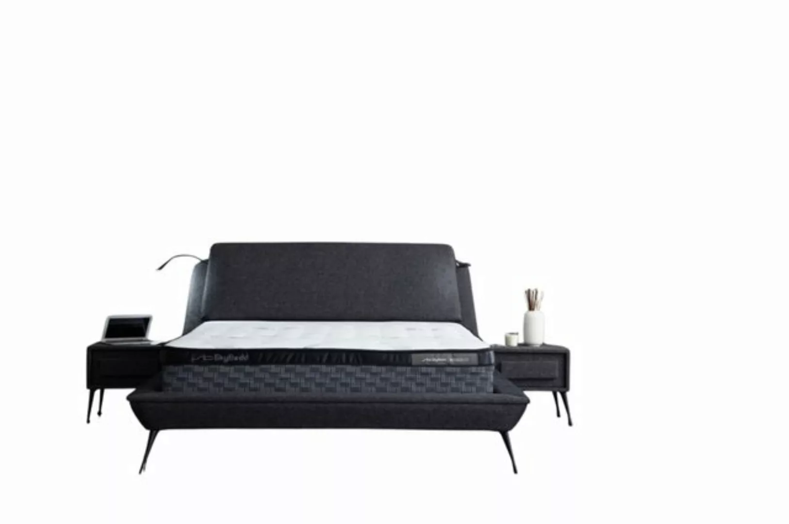 Villa Möbel Boxspringbett NOVA - SKY (Bett Set, Bett Set aus Bettkasten, Ko günstig online kaufen