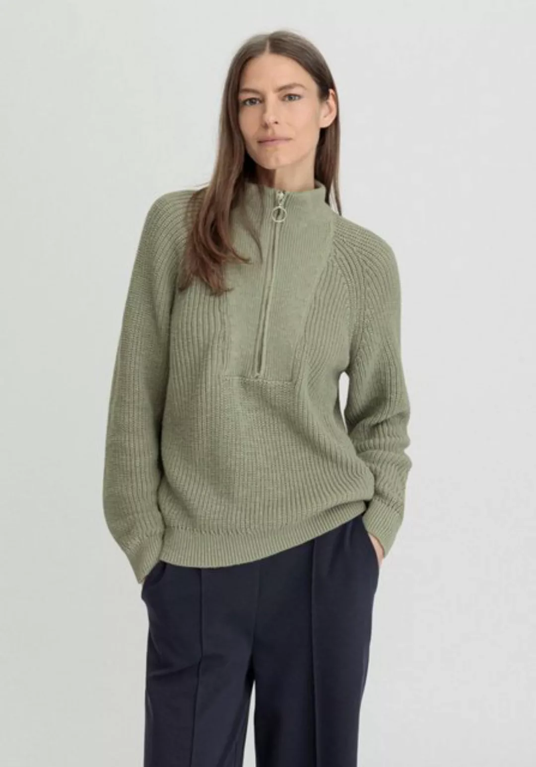 Hessnatur Strickpullover Slub Relaxed aus reiner Bio-Baumwolle (1-tlg) günstig online kaufen