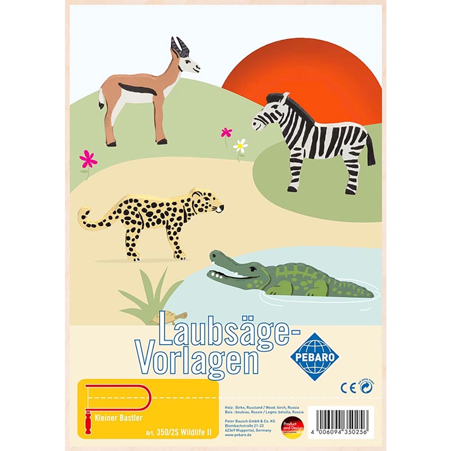Pebaro Laubsägevorlage Wildlife II günstig online kaufen