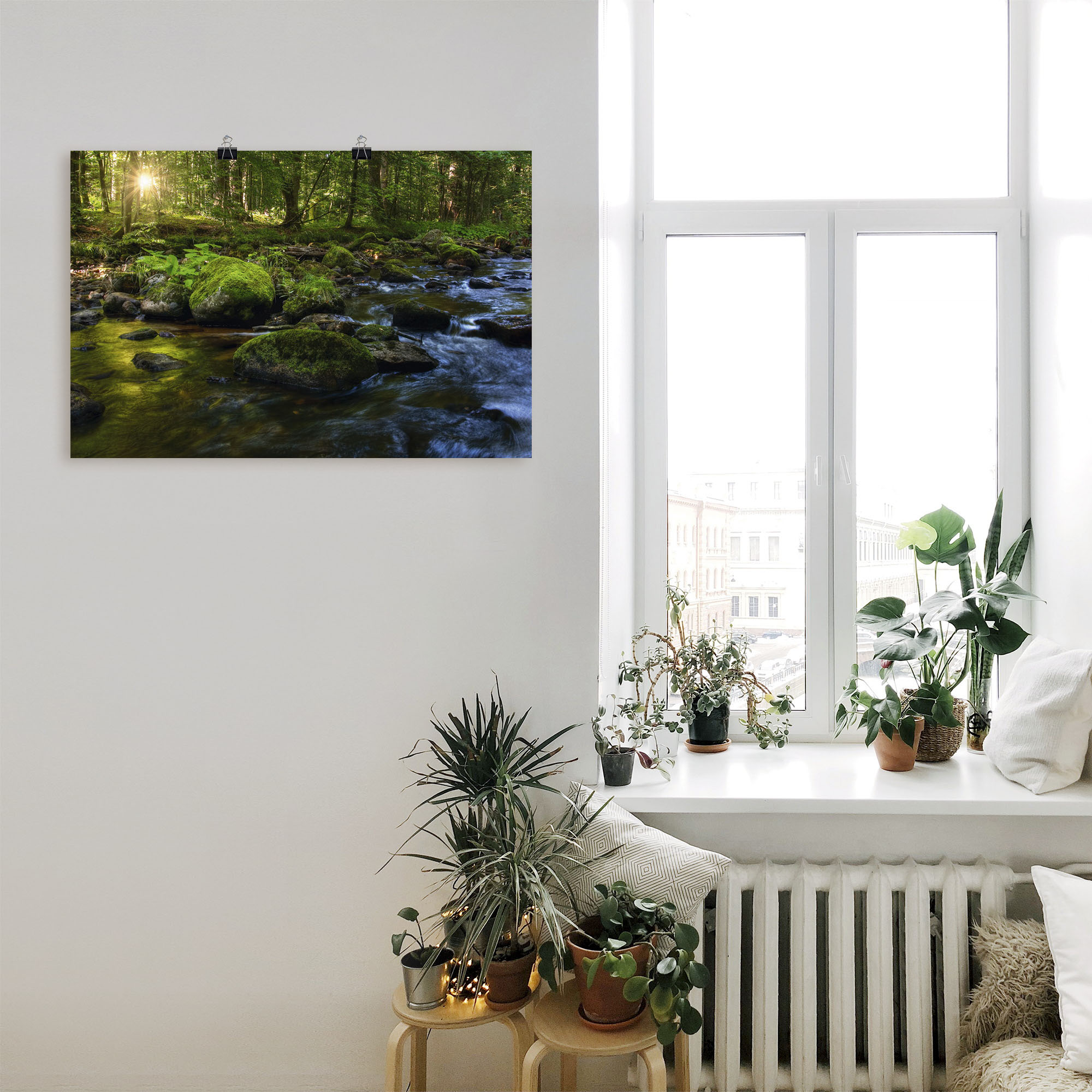 Artland Wandbild »Feenland«, Wald, (1 St.), als Alubild, Outdoorbild, Leinw günstig online kaufen