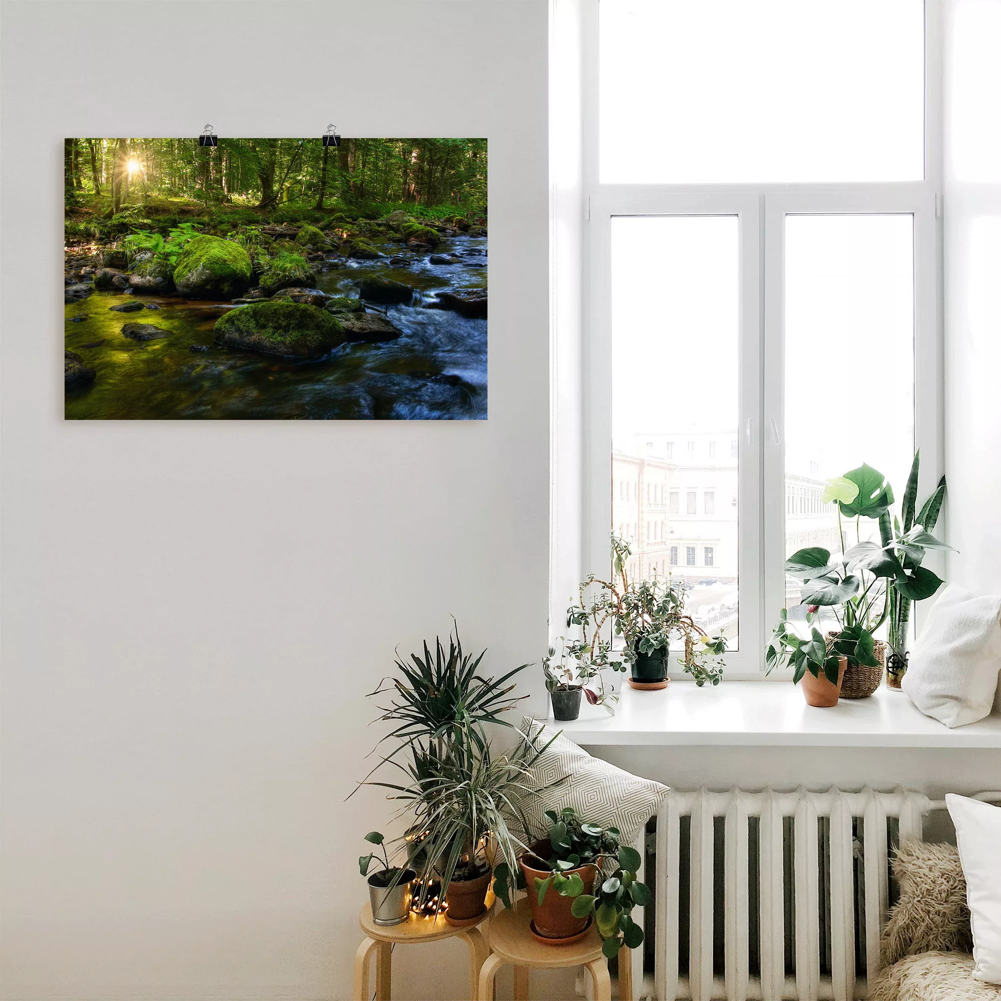 Artland Wandbild »Feenland«, Wald, (1 St.), als Alubild, Outdoorbild, Leinw günstig online kaufen