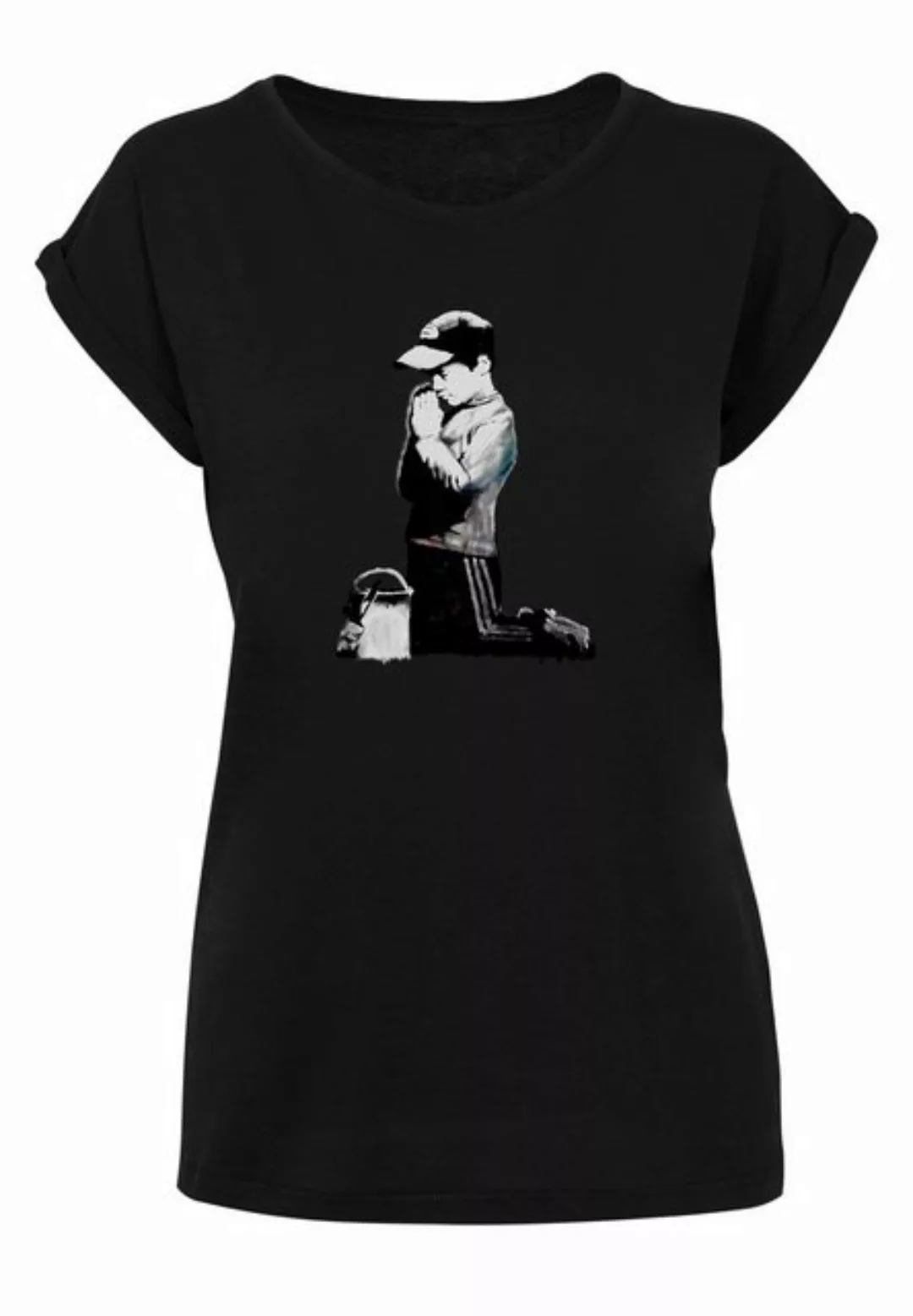 Merchcode T-Shirt Merchcode Damen Ladies Praying Boy T-Shirt (1-tlg) günstig online kaufen