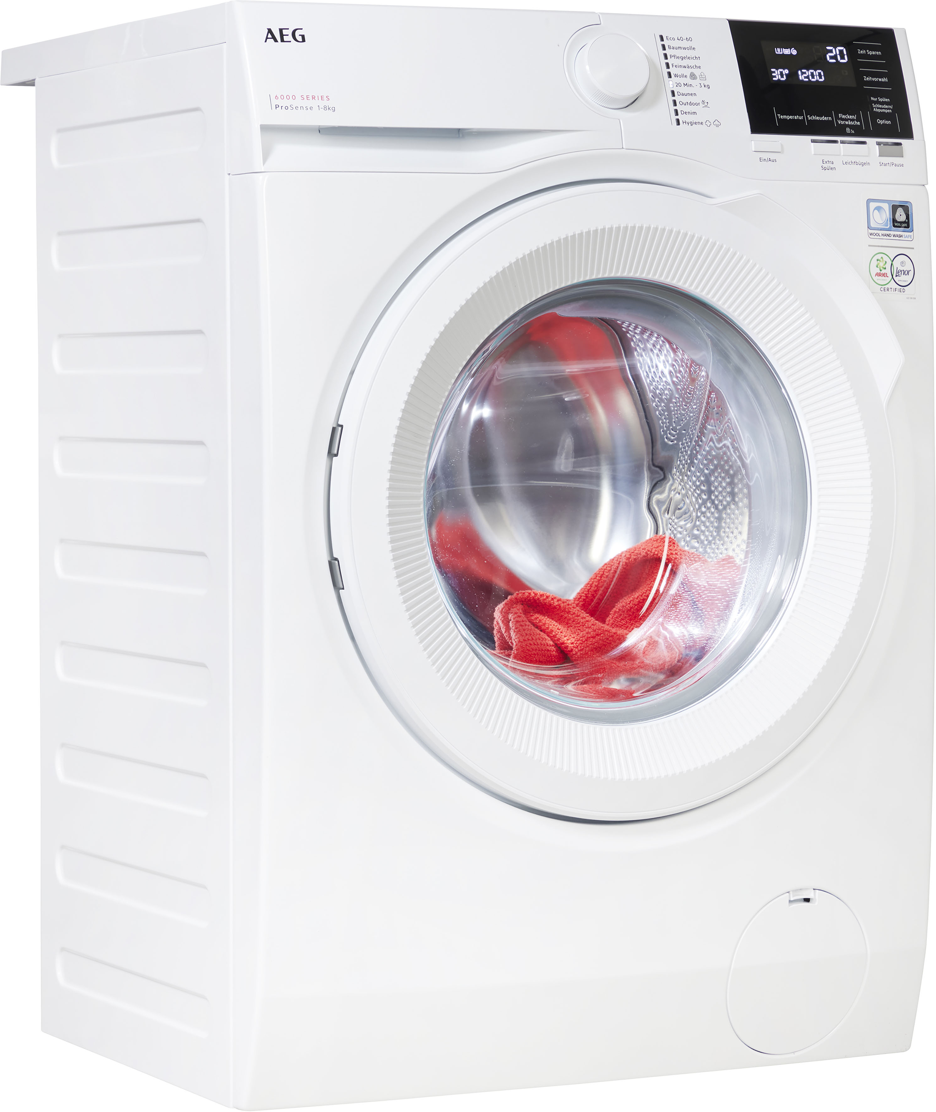 AEG Waschmaschine »LR6A648«, 6000, LR6A648, 8 kg, 1400 U/min, ProSense® Men günstig online kaufen