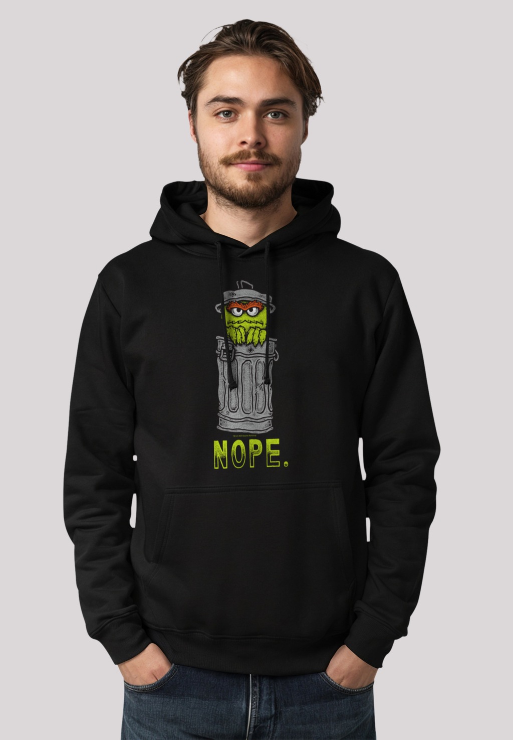 F4NT4STIC Kapuzenpullover "Sesamstraße Oscar Nope", Premium Qualität günstig online kaufen