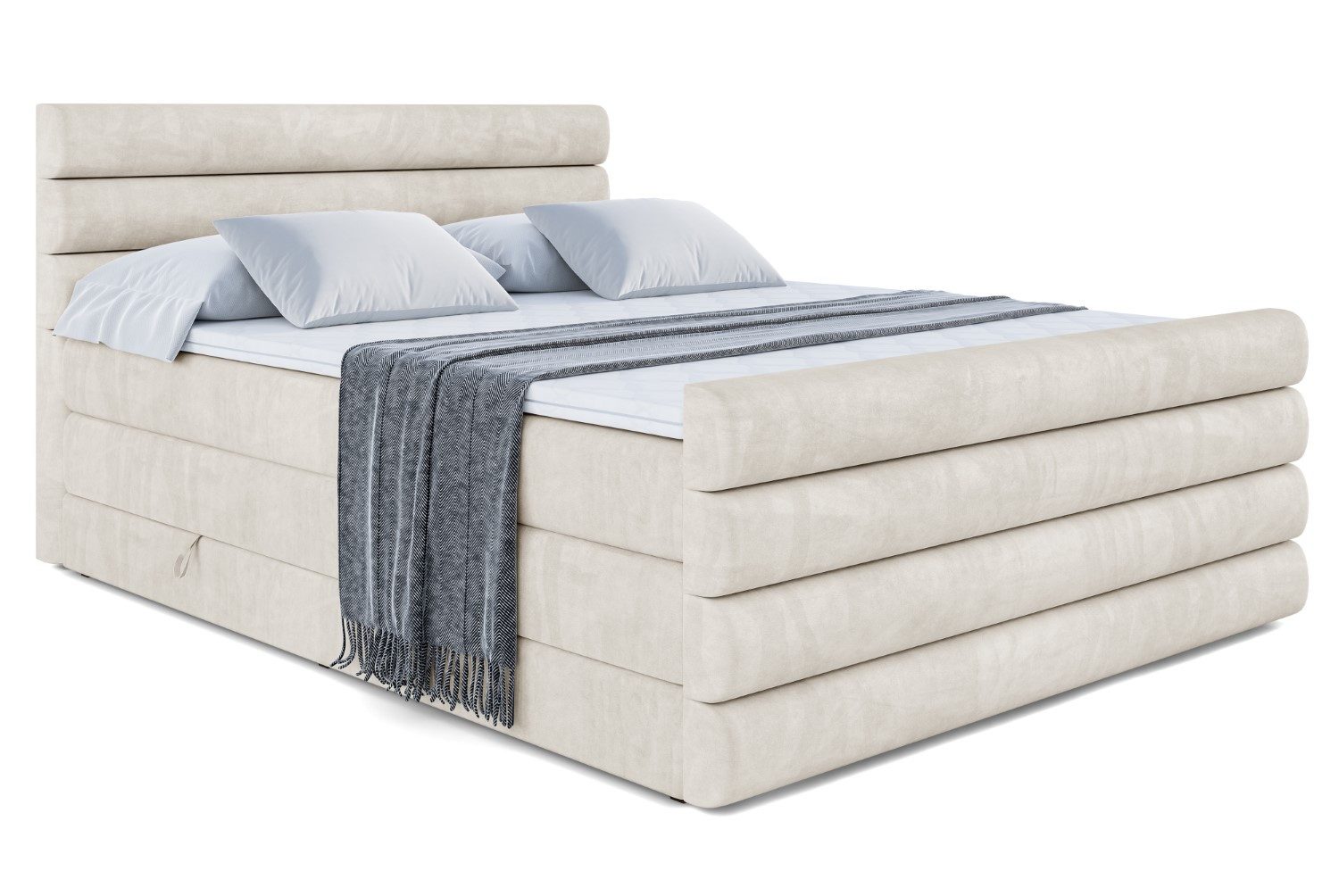 ALTDECOR Boxspringbett CELESTIA-Z KING (Multipocket-Matratze H4, günstig online kaufen