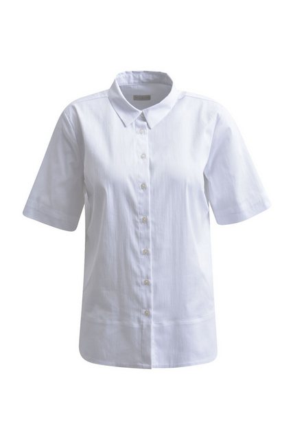 Milano Italy Shirtbluse SHORT SLEEVE BLOUSE W COLLAR AND PL günstig online kaufen