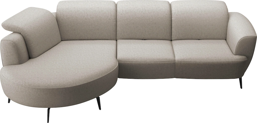 sit&more Ecksofa "Zoe", ink.Sitztiefenverstellung, wahlweise mit Kopfteilve günstig online kaufen