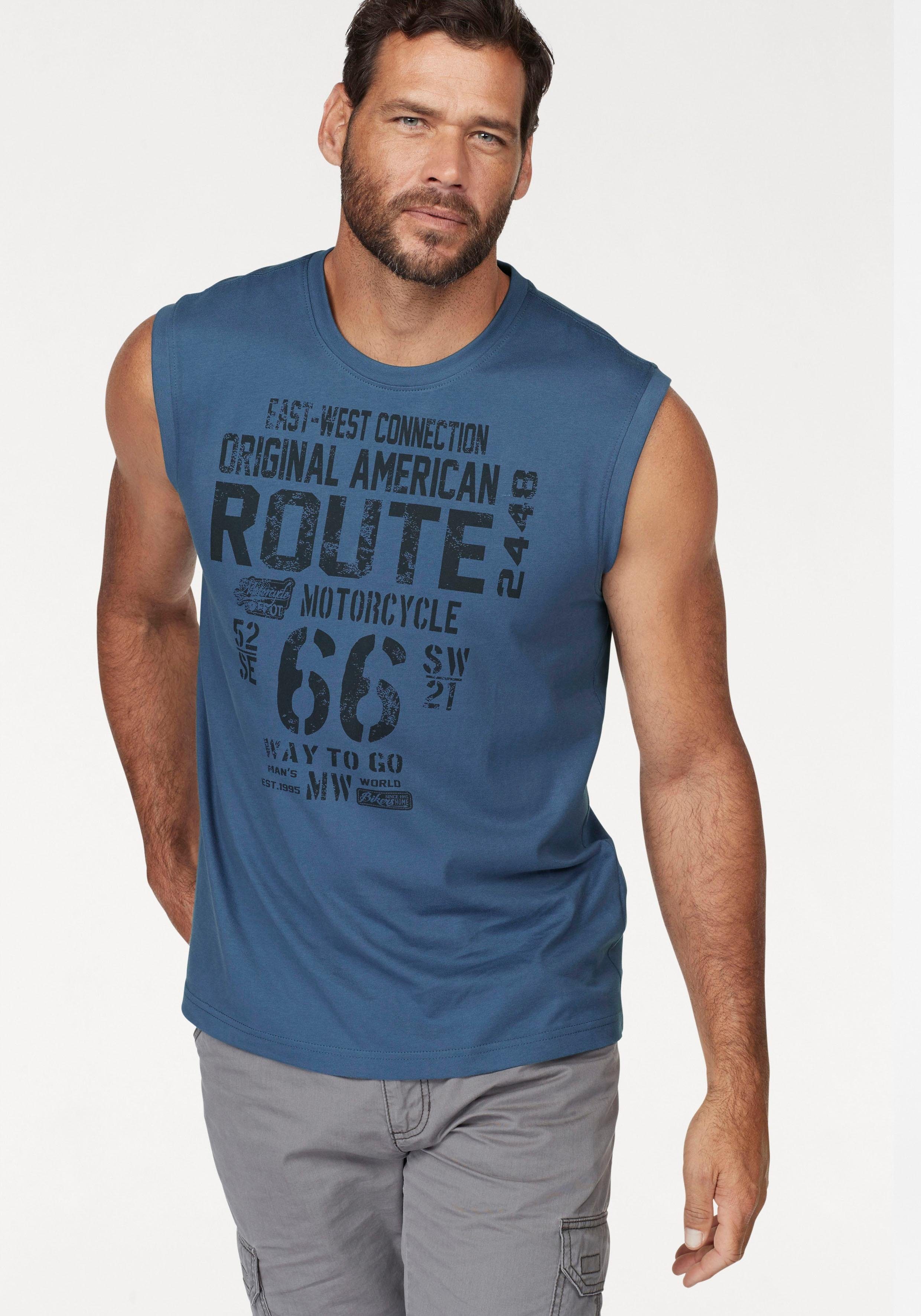 Man's World Muscleshirt (2er-Pack) ärmellos, bedruckt, günstig online kaufen