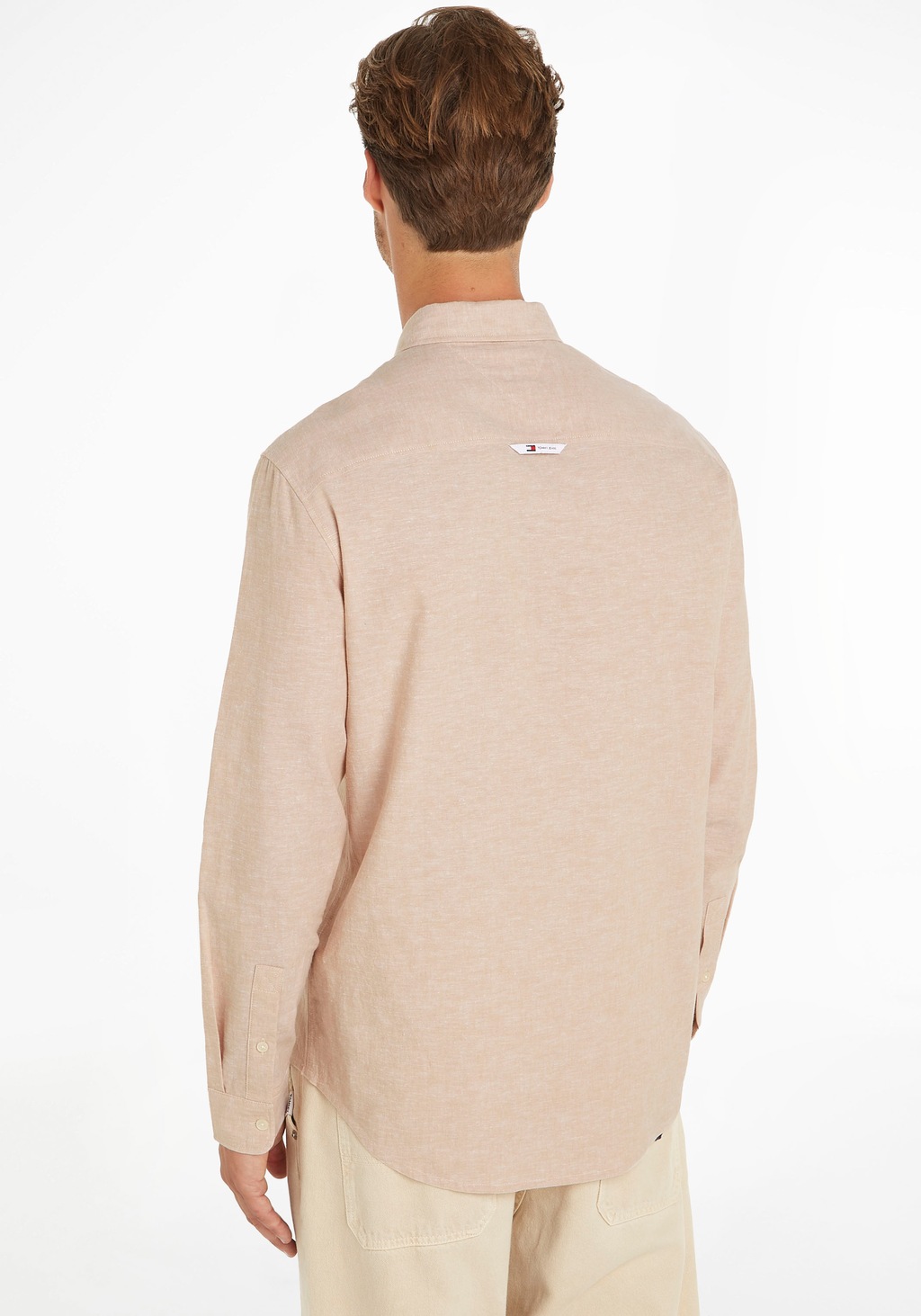 Tommy Jeans Langarmhemd TJM REG LINEN BLEND SHIRT günstig online kaufen