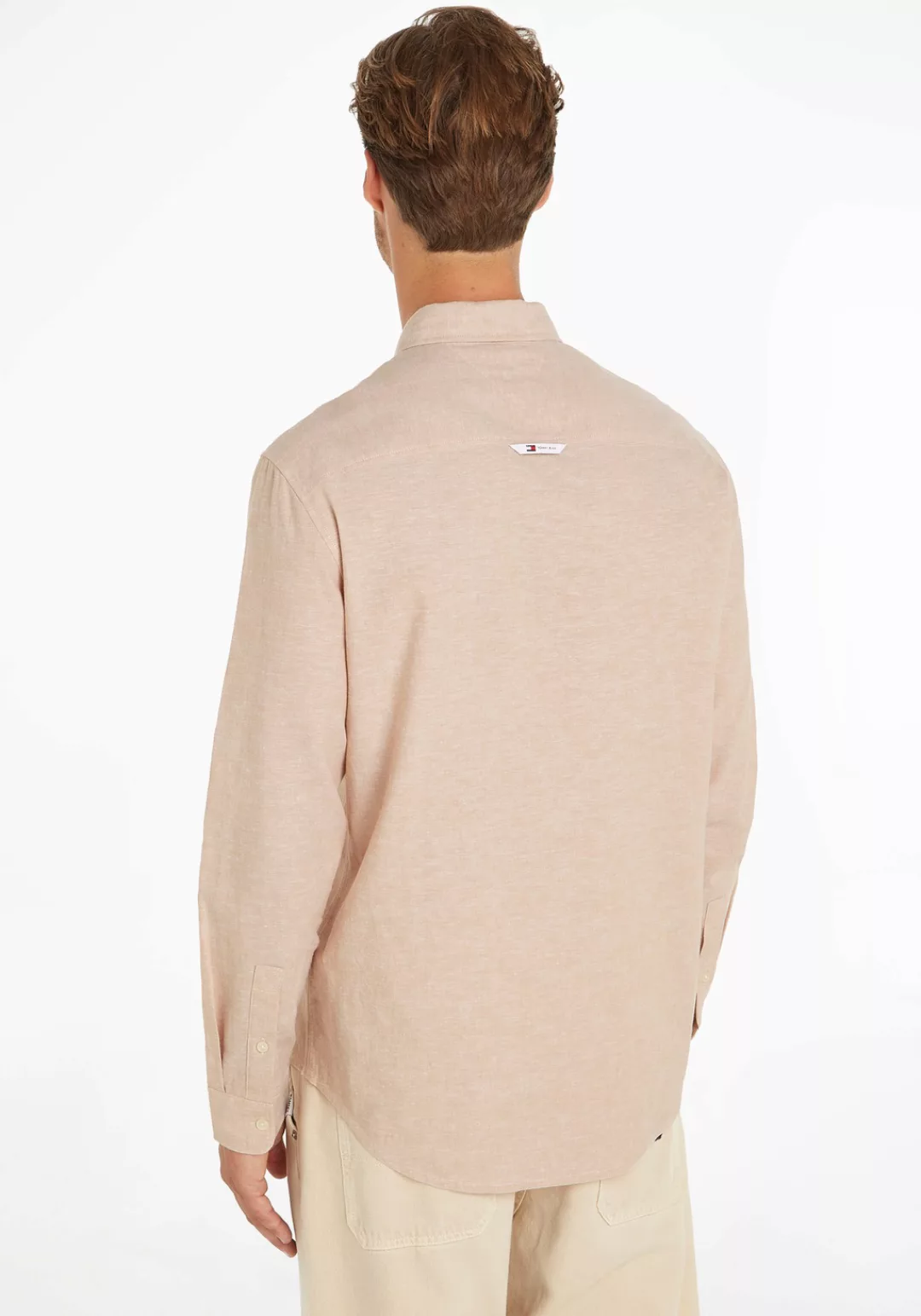 Tommy Jeans Langarmhemd "TJM REG LINEN BLEND SHIRT" günstig online kaufen