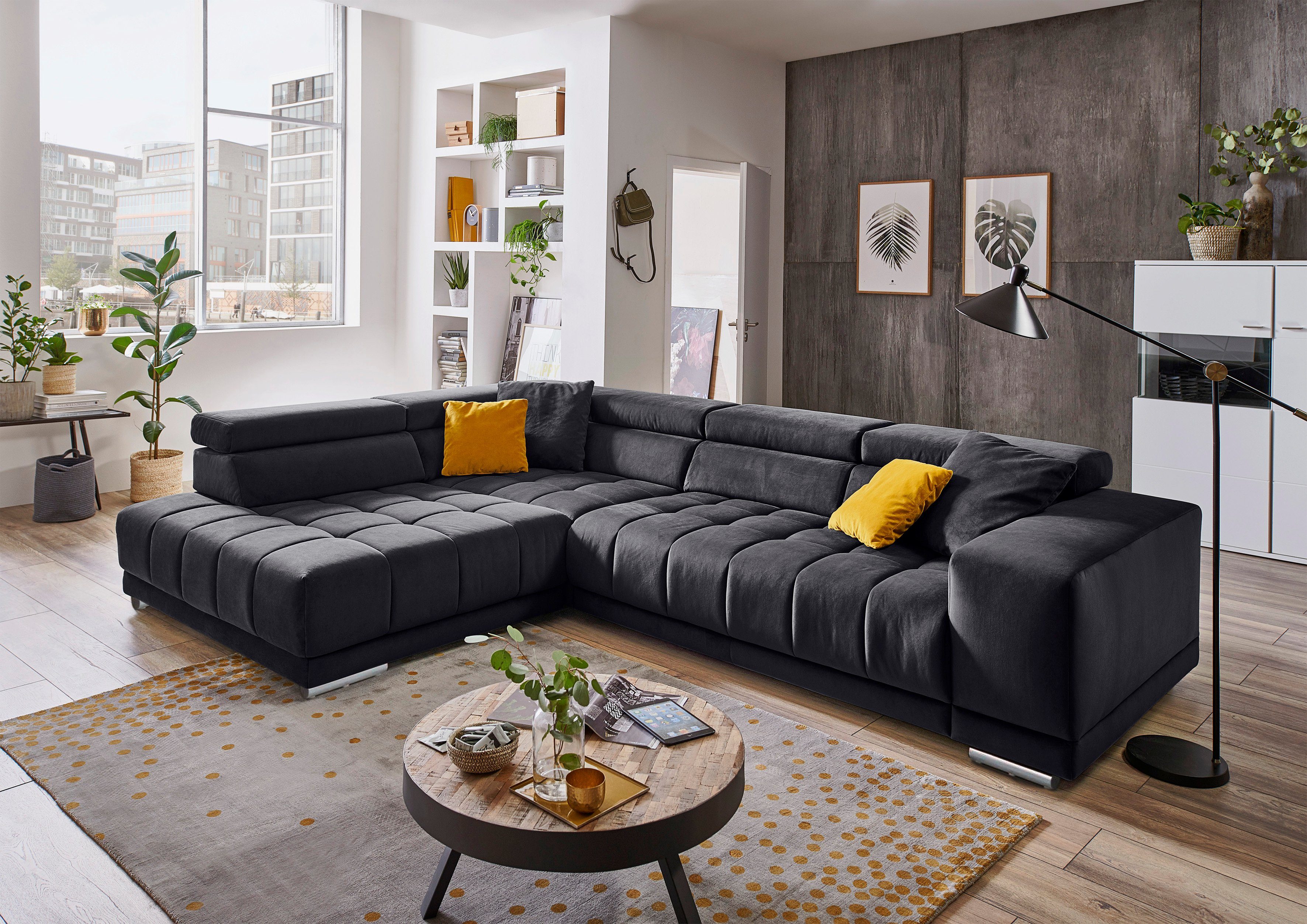 Die PlanBar Ecksofa "MP-IN15053 L-Form breiter Schenkel", wahlweise mit Kop günstig online kaufen