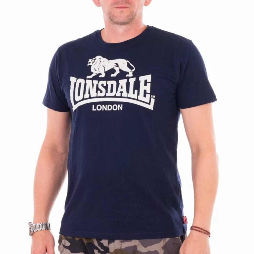 Lonsdale T-Shirt Lonsdale Herren T-Shirt Logo navy XL (1-tlg) günstig online kaufen