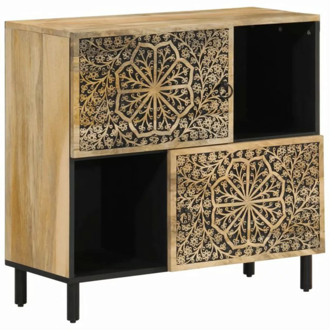 vidaXL Beistellschrank Beistellschrank 80x33x75 cm Massivholz Mango günstig online kaufen