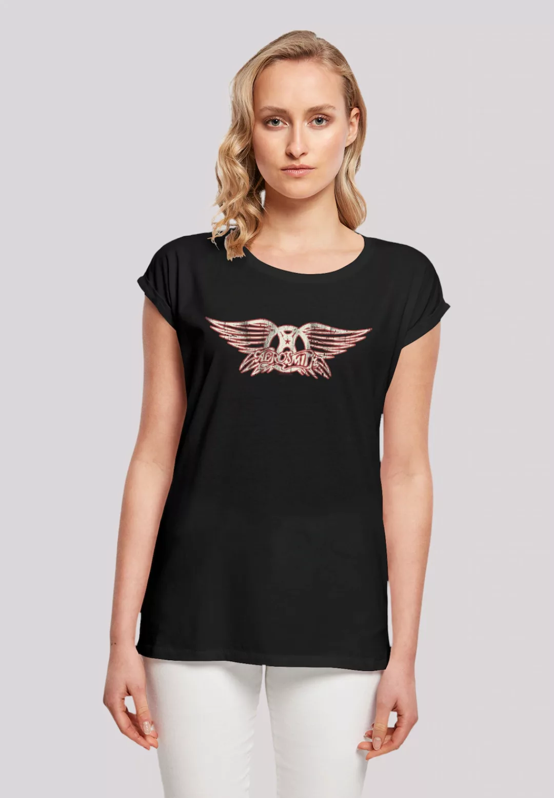 F4NT4STIC T-Shirt "Aerosmith Rock Band Logo" günstig online kaufen