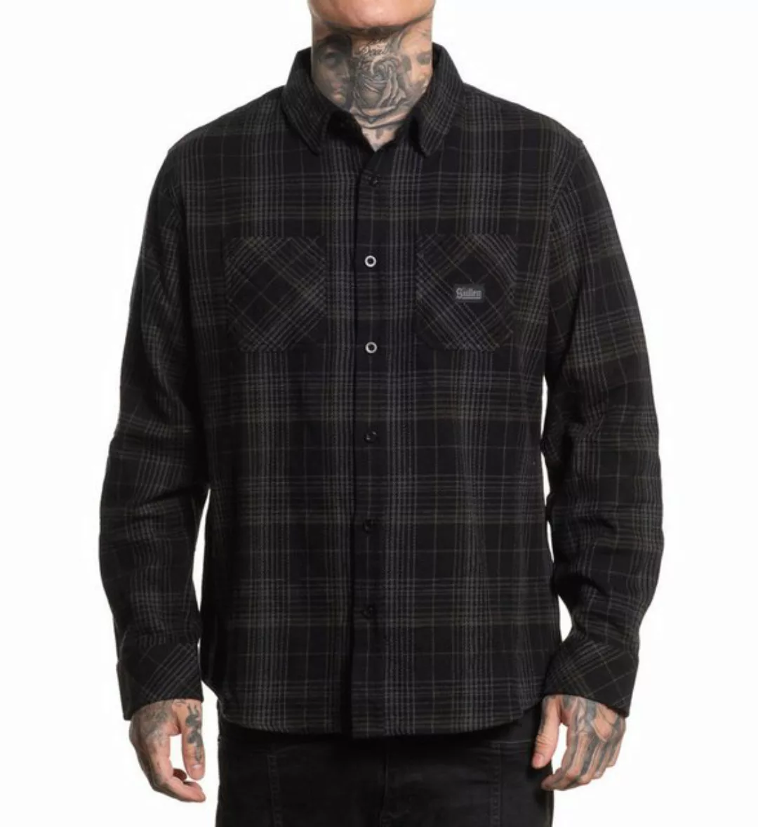 Sullen Clothing Langarmhemd East Los Flannel Shirt Holzfällerhemd Kariert günstig online kaufen