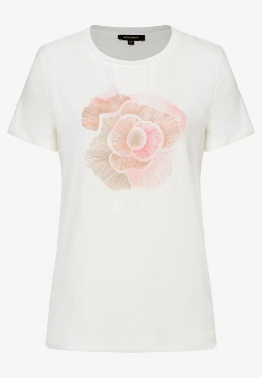 gedoppeltes T-Shirt mit Frontprint, ecru, Sommer-Kollektion günstig online kaufen
