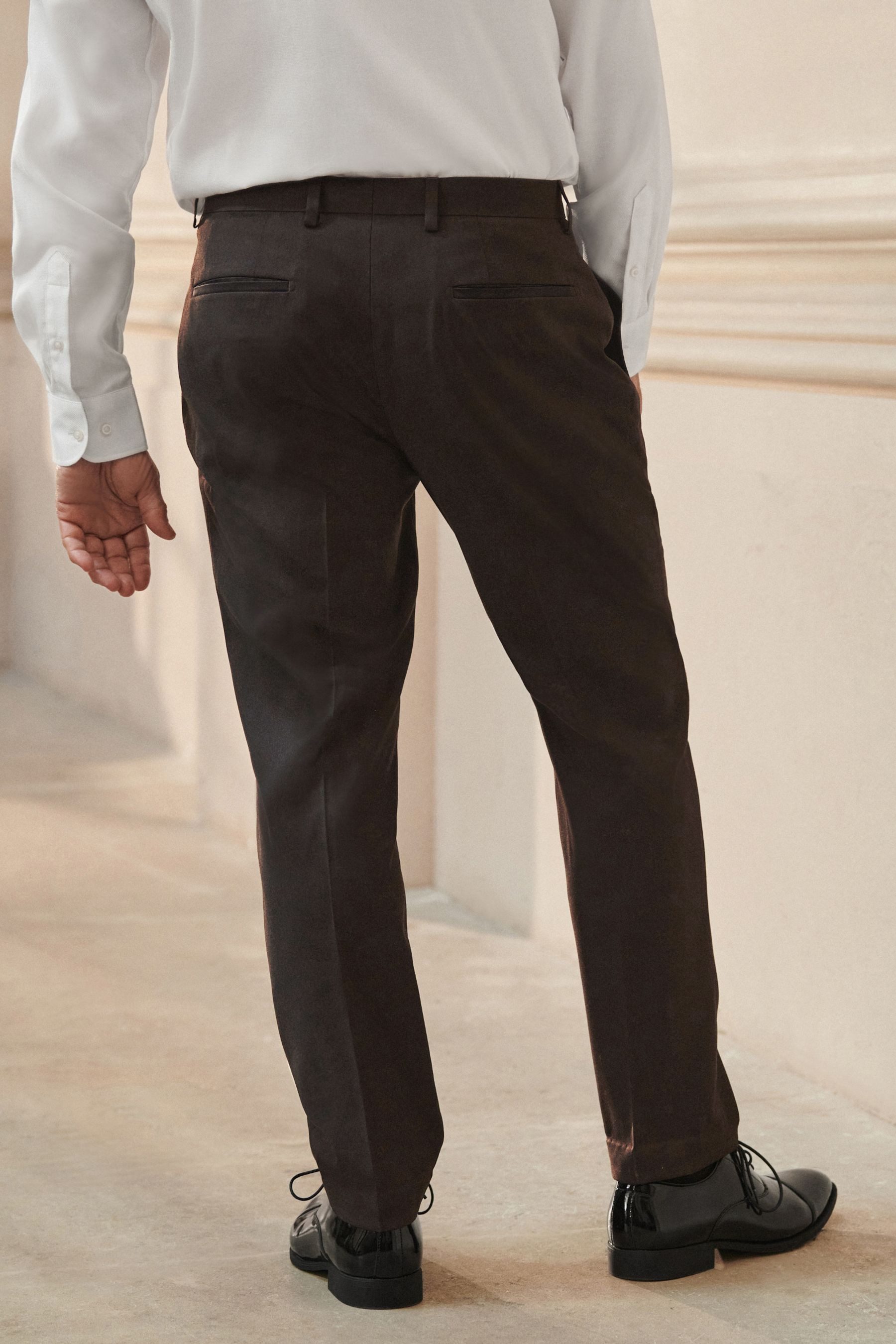 Next Anzughose Slim Fit Smokinghose (1-tlg) günstig online kaufen