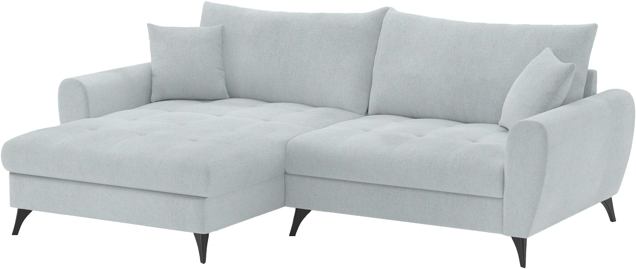 Home affaire Ecksofa "Blackburn II, L-Form", Mit Kaltschaumpolsterung bis 1 günstig online kaufen