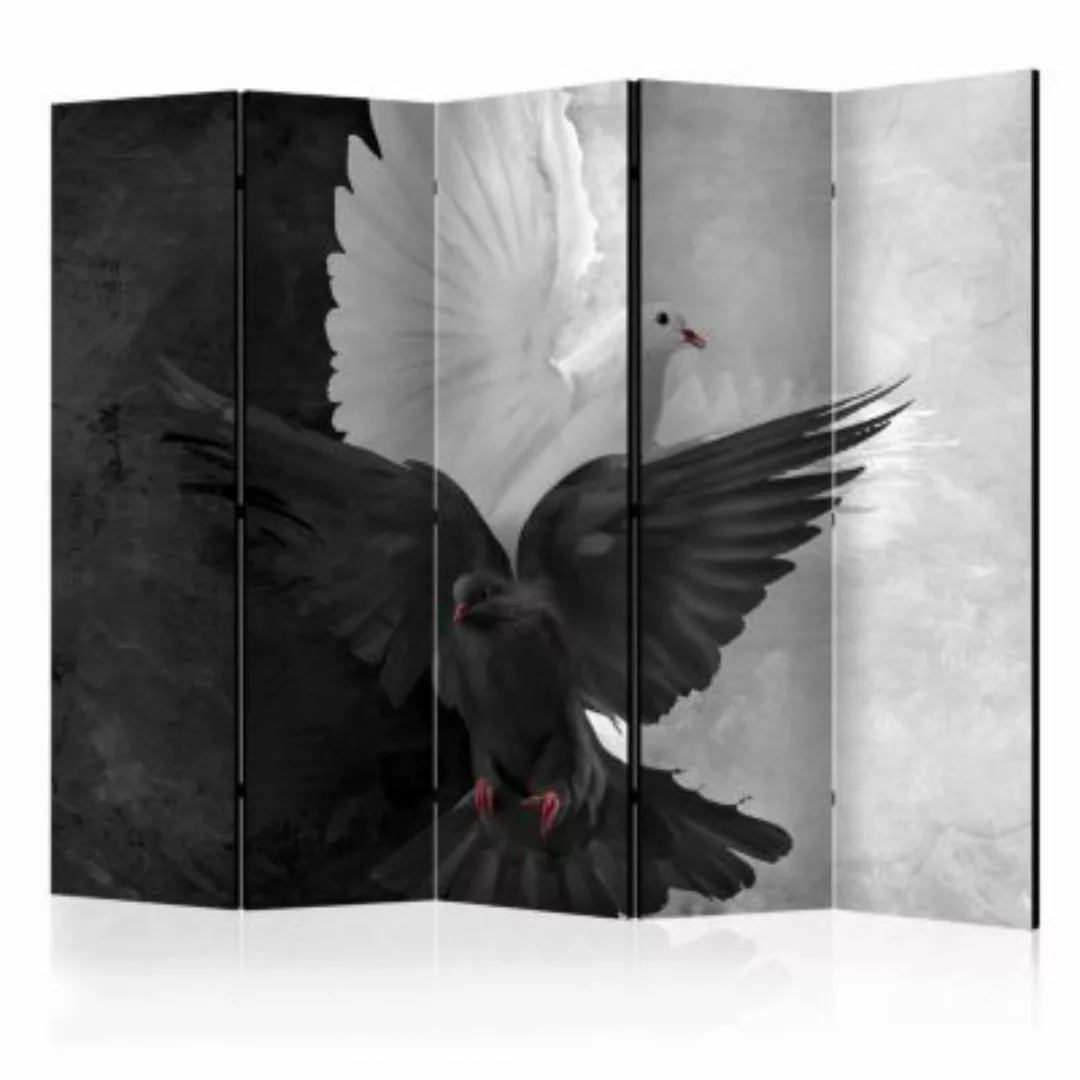 artgeist Paravent Good vs Evil II [Room Dividers] schwarz/weiß Gr. 225 x 17 günstig online kaufen
