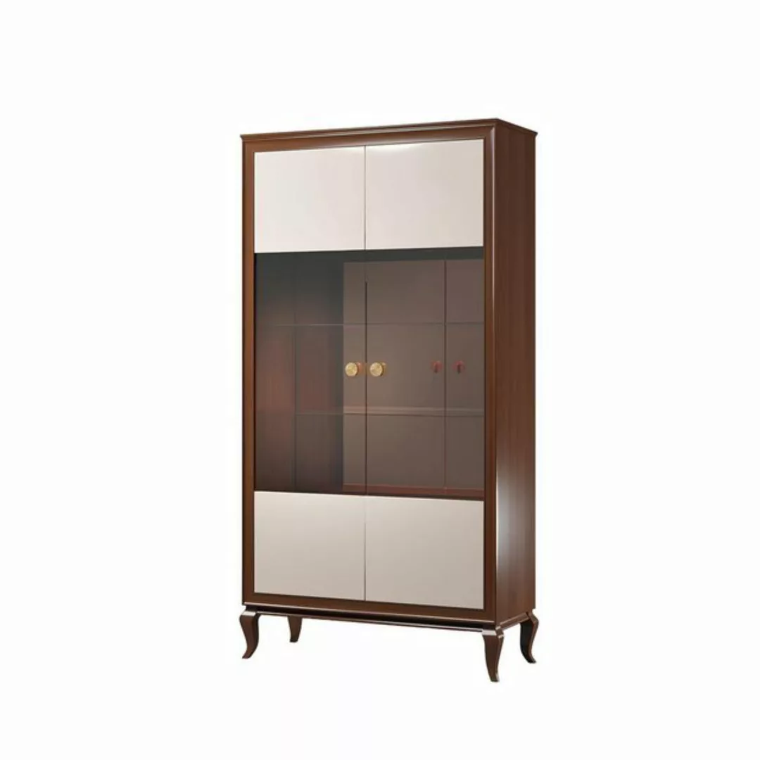 Xlmoebel Vitrine Exklusive Wohnzimmer-Vitrine aus Glas mit Designer-Schränk günstig online kaufen