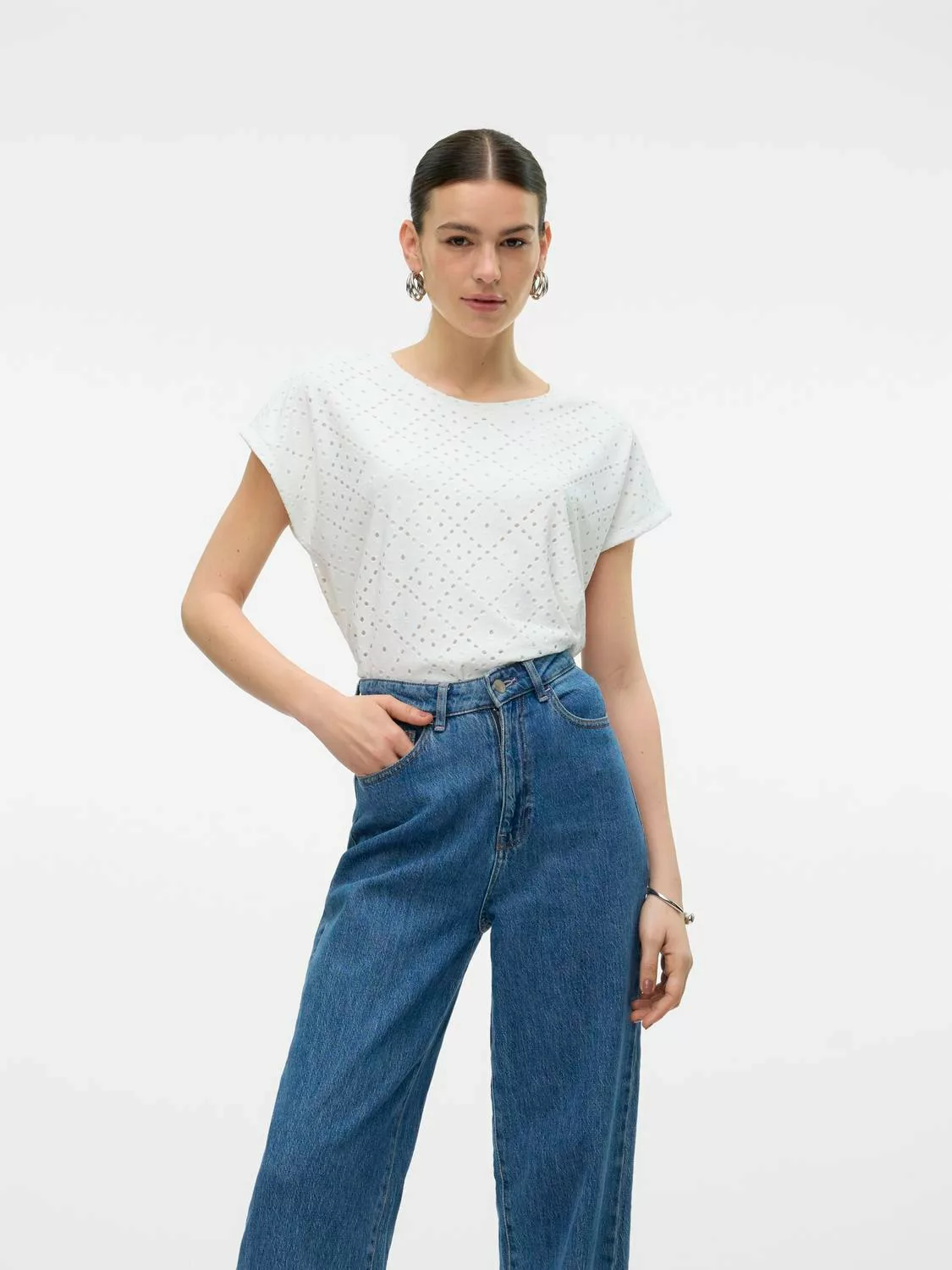 Vero Moda Kurzarmshirt VMTASSA SS TOP JRS GA günstig online kaufen