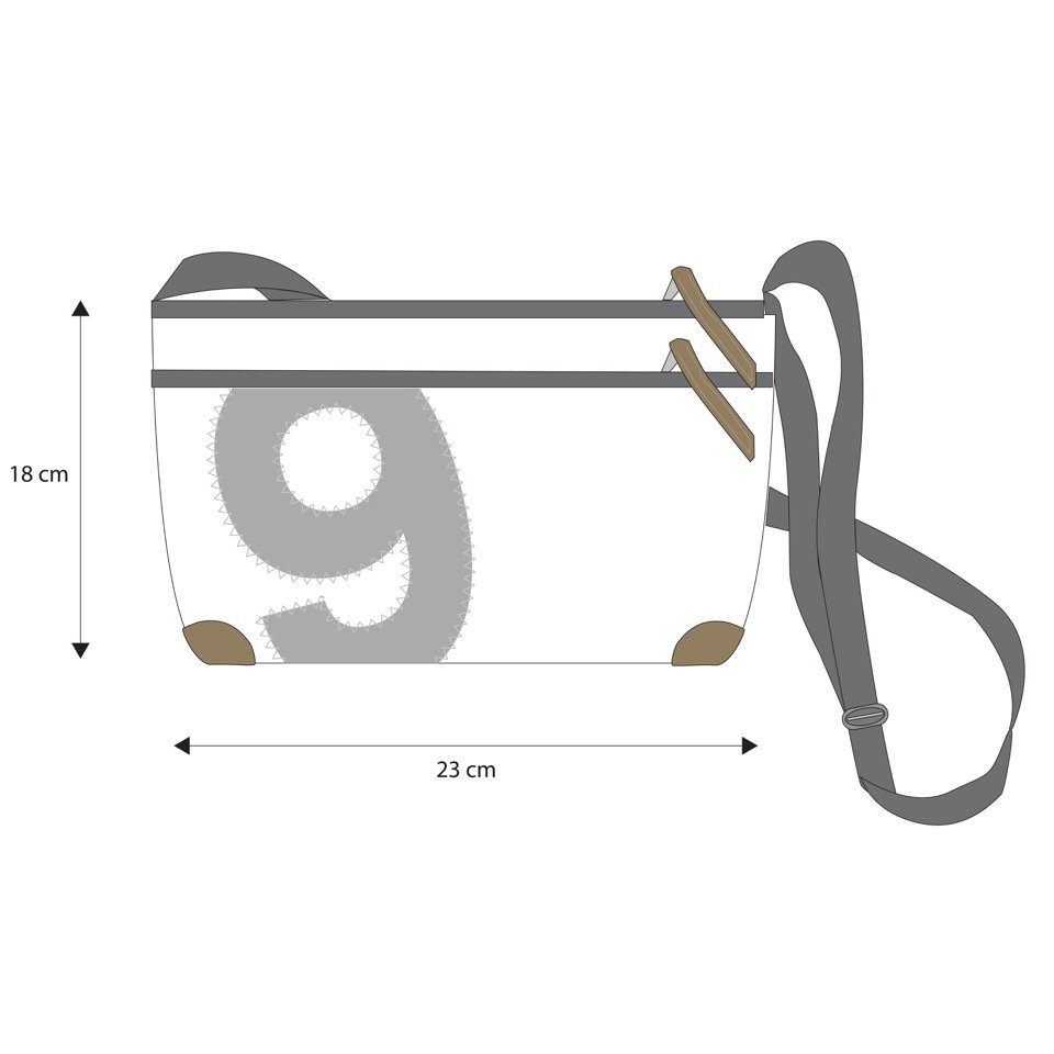 360Grad Schultertasche Schultertasche Deern Lütt, recyceltes günstig online kaufen