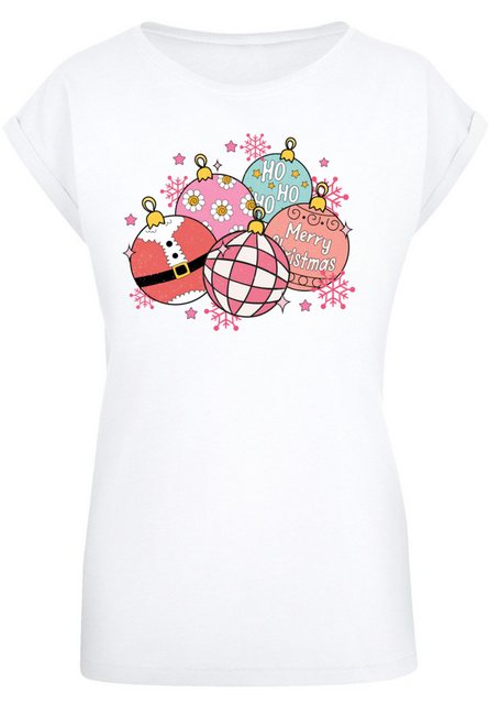 F4NT4STIC T-Shirt Pink Cute Weihnachten Tree Balls Premium Qualität, Weihna günstig online kaufen