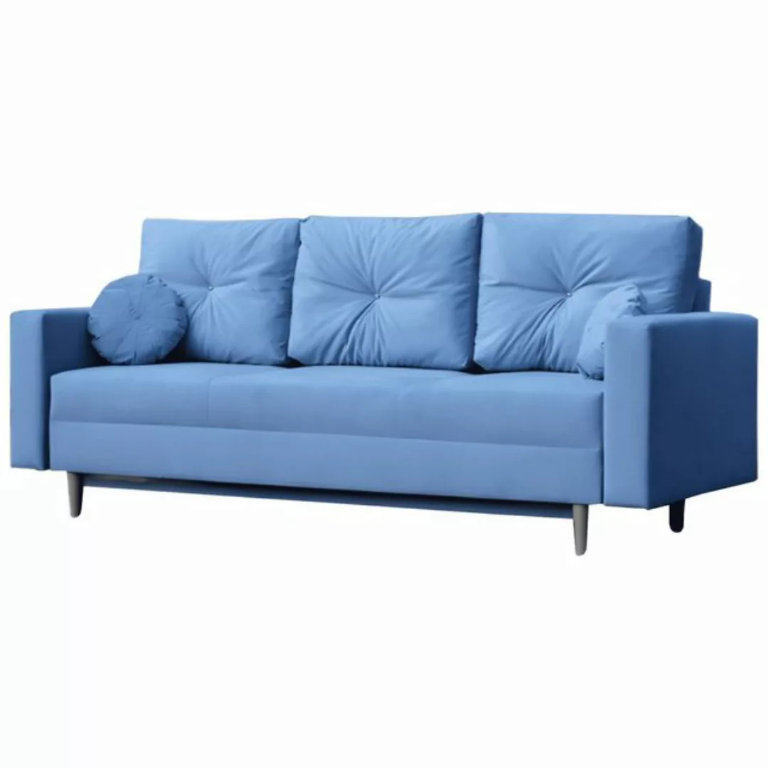 MOEBLO Schlafsofa MILANO, Sofa mit Bettfunktion, Couch für Wohnzimmer, Fede günstig online kaufen