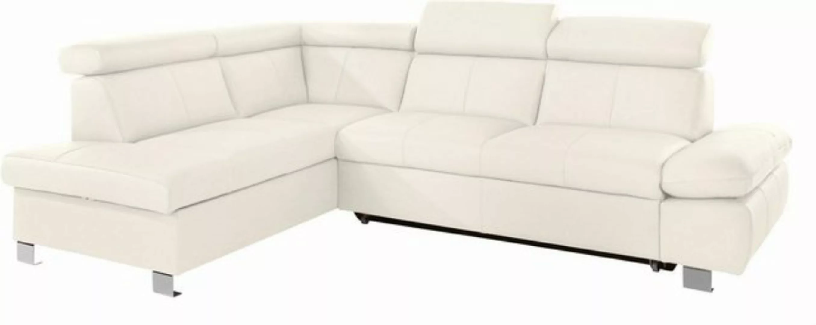 exxpo - sofa fashion Ecksofa "Happy, modern und bequem, L-Form", inkl. Kopf günstig online kaufen