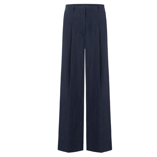 Cambio Boyfriend-Hose Hose AMELIE PLEAT aus Baumwoll-Leinen-Gemisch günstig online kaufen