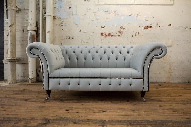 Xlmoebel Sofa Chesterfield Leder-Sitzmöbel Polstermöbel Designer Zweisitzer günstig online kaufen