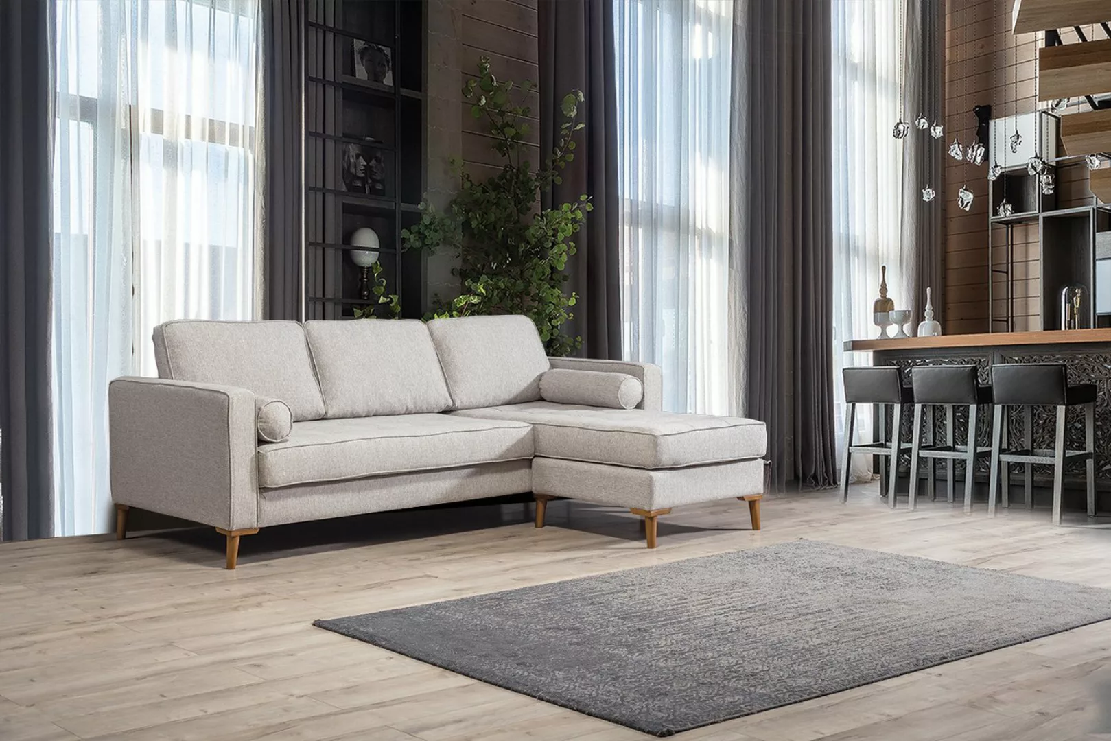 Viva Möbel Sofa WOW, Luxuriöses Ecksofa mit erstklassigem Komfort. günstig online kaufen