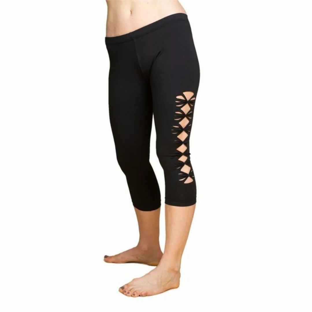 PANASIAM Leggings Goa 3/4 Leggings ‘Wati‘ mit raffiniertem Cut out aus 100% günstig online kaufen