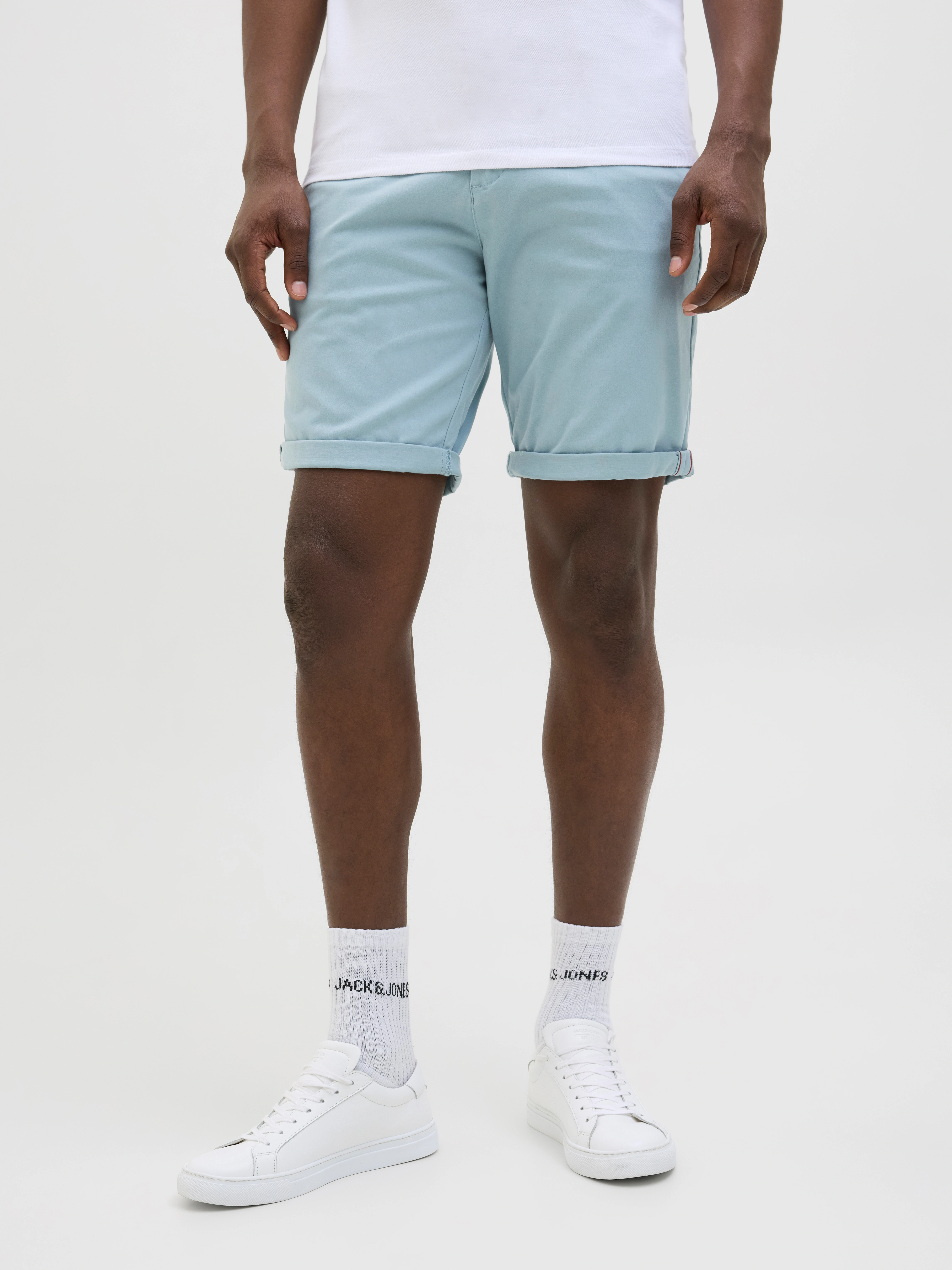 Jack & Jones Chinoshorts "JPSTBOWIE JJSHORTS S", mit Aufschlag günstig online kaufen