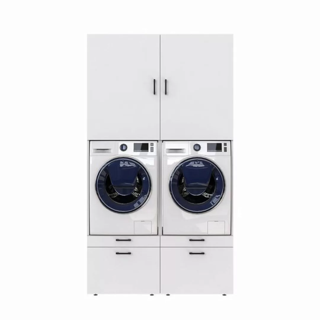 Roomart Waschmaschinenumbauschrank (Waschmaschinenschrank mit Schrankaufsät günstig online kaufen