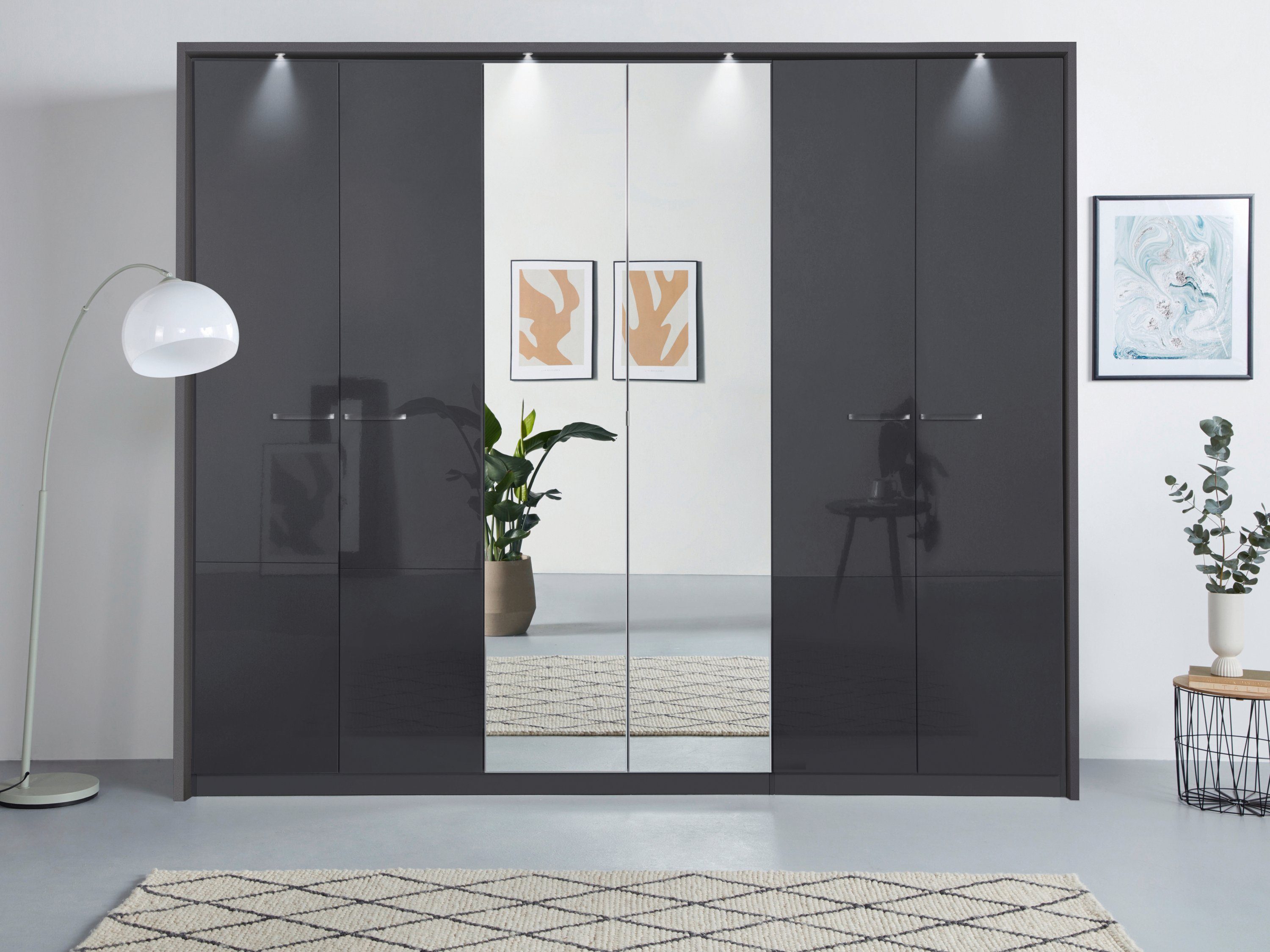 rauch Drehtürenschrank "Oteli", mit Mittelspiegel und Passepartout optional günstig online kaufen