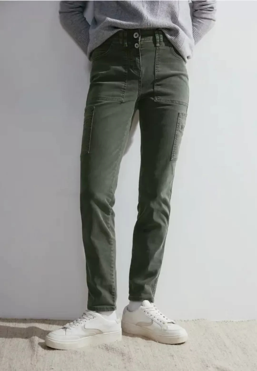 Slim Fit Cargohose günstig online kaufen