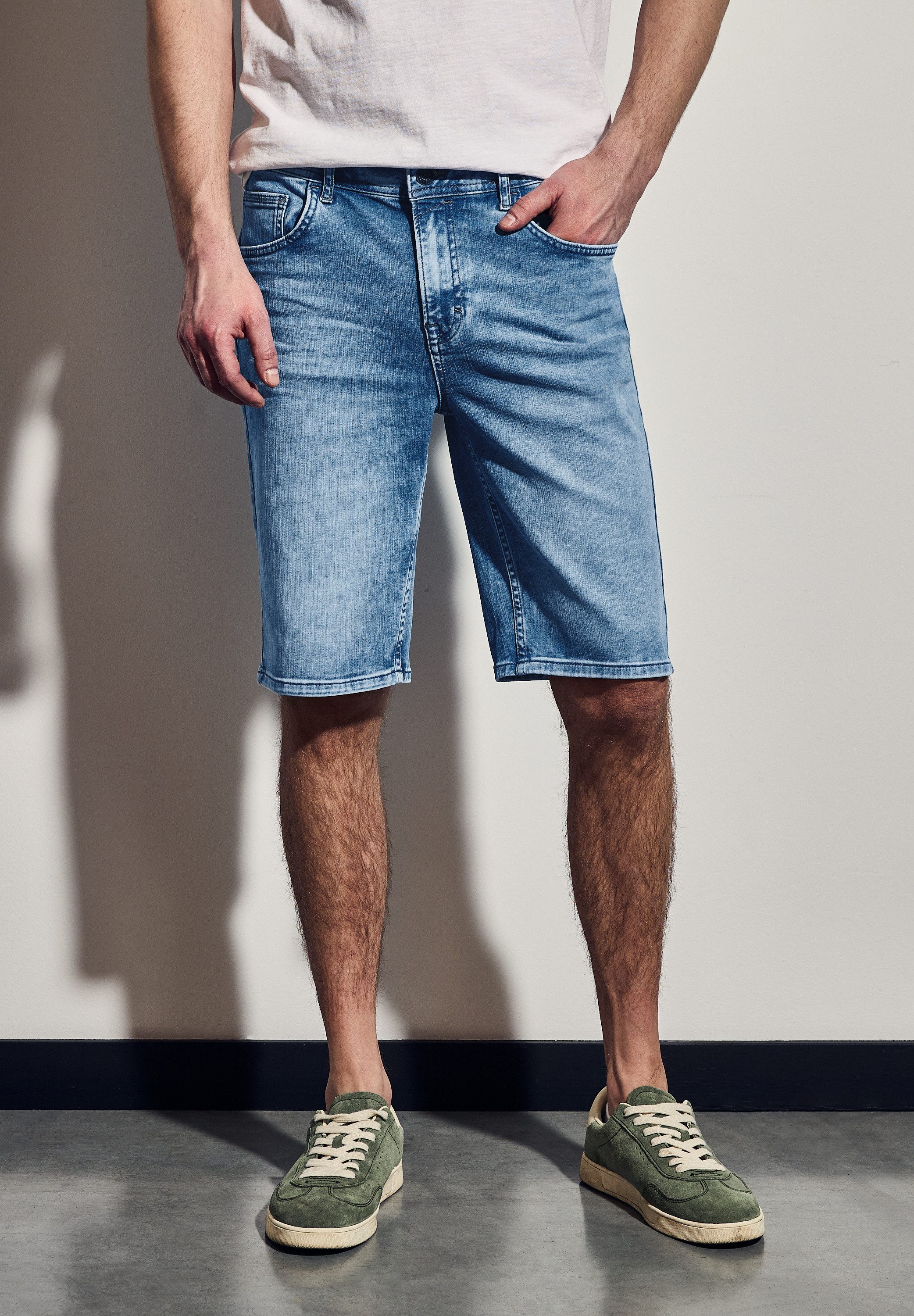 STREET ONE MEN Shorts, 5-Pocket-Style günstig online kaufen
