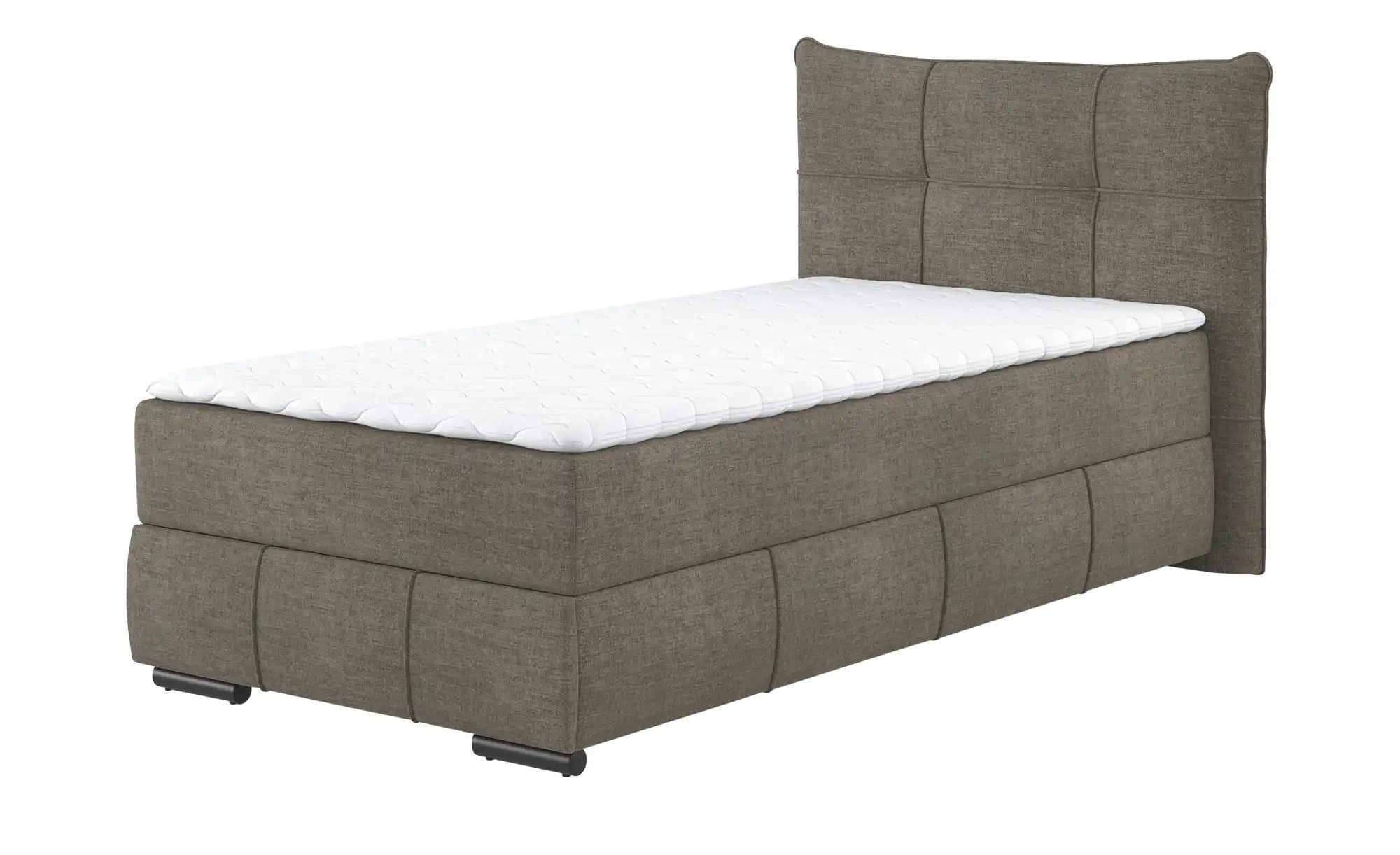 Boxbett mit Stauraum  Margam ¦ beige ¦ Maße (cm): B: 125 H: 109 Betten > Po günstig online kaufen