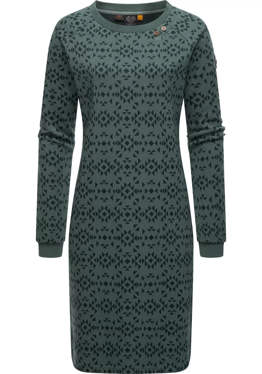 Ragwear Sweatkleid "Dassa Aztec", stylisches Langarmkleid für den Winter günstig online kaufen