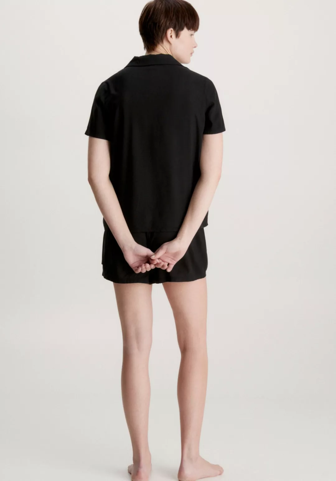Calvin Klein Underwear Pyjama "S/S SHORT SET", (Set, 2 tlg.), mit Hemdbluse günstig online kaufen