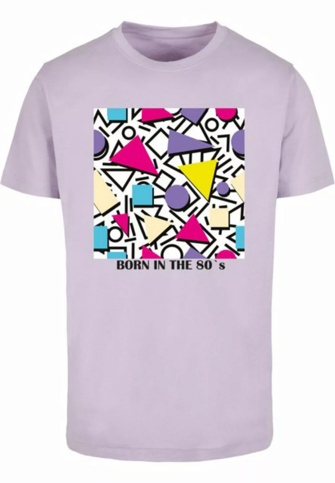 MisterTee T-Shirt MisterTee Herren Geometric Retro T-Shirt Round Neck (1-tl günstig online kaufen