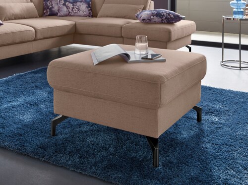 sit&more Hocker "Percy", Fußhöhe 15cm, wahlweise mit unterschiedlichen Fußf günstig online kaufen