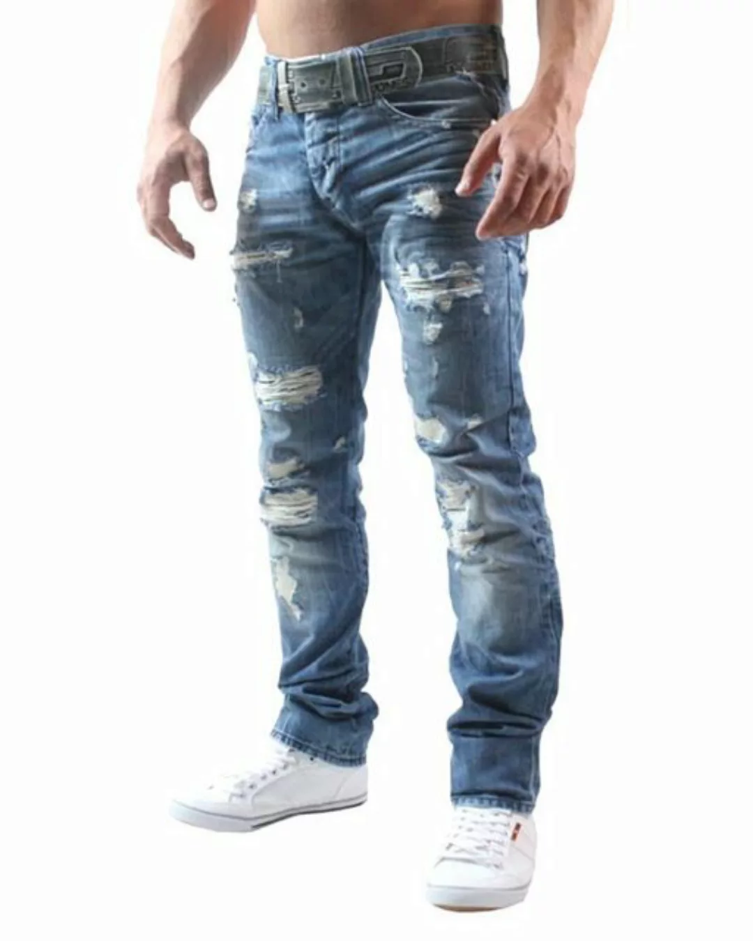 RedBridge Destroyed-Jeans Rebel Stil Regular Fit Premium Qualität günstig online kaufen