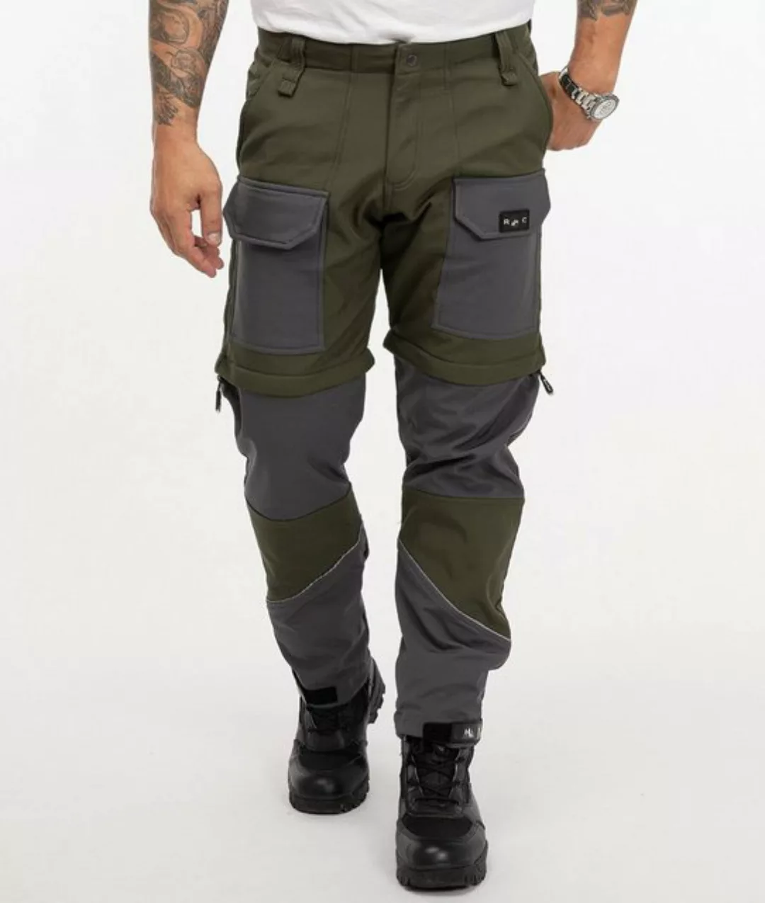 Rock Creek Softshellhose Herren Softshellhose Zipp-Off Hose Shorts H-309 günstig online kaufen