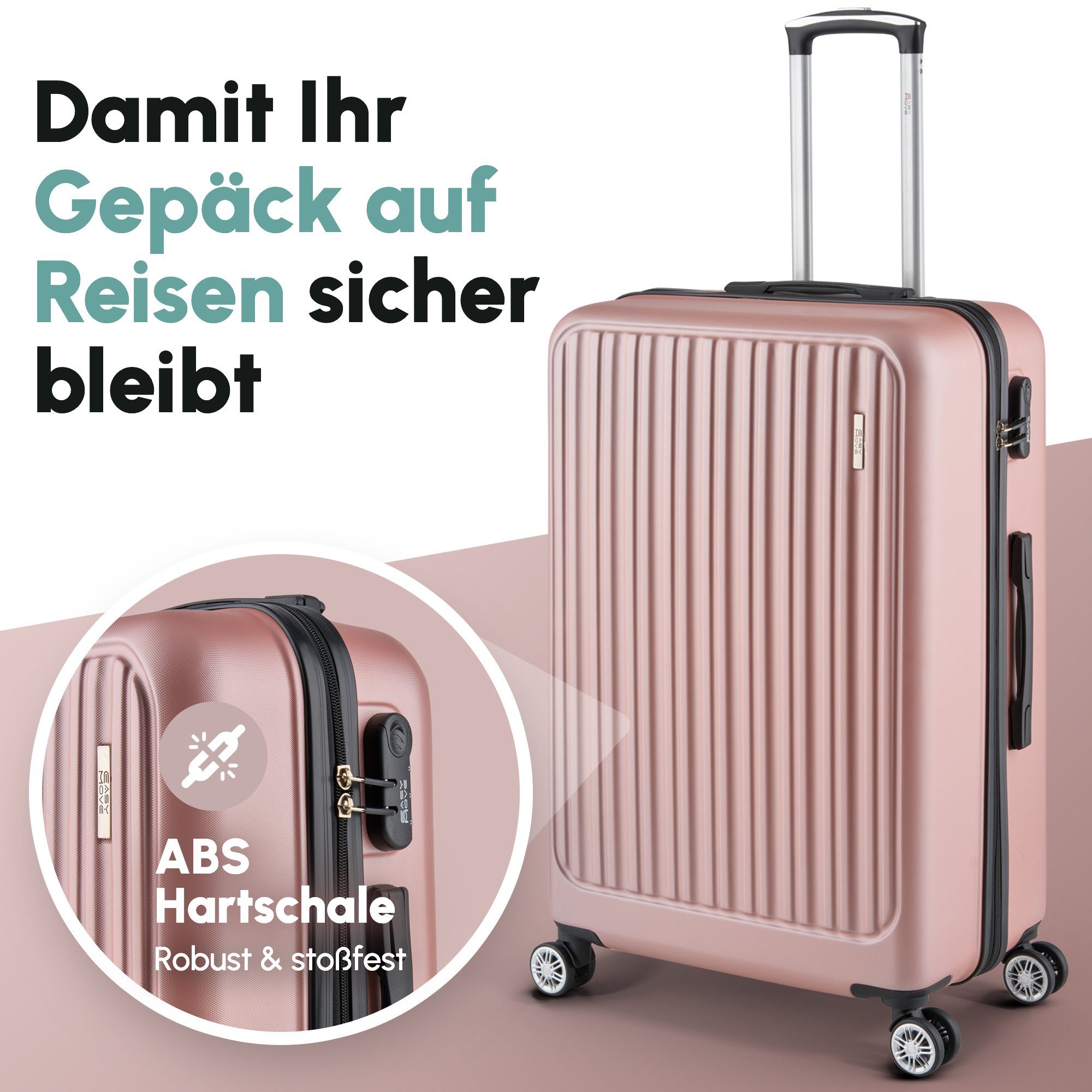 Easy Move Hartschalen-Trolley Leichter Rollkoffer ACE günstig online kaufen