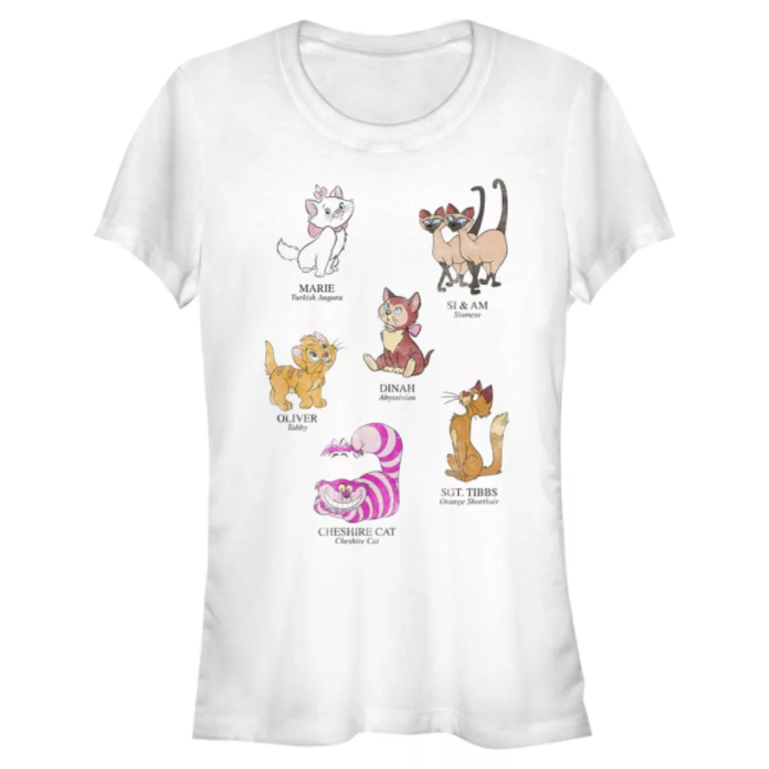 Disney Classics - Micky Maus - Gruppe Cat Breeds - Frauen T-Shirt günstig online kaufen