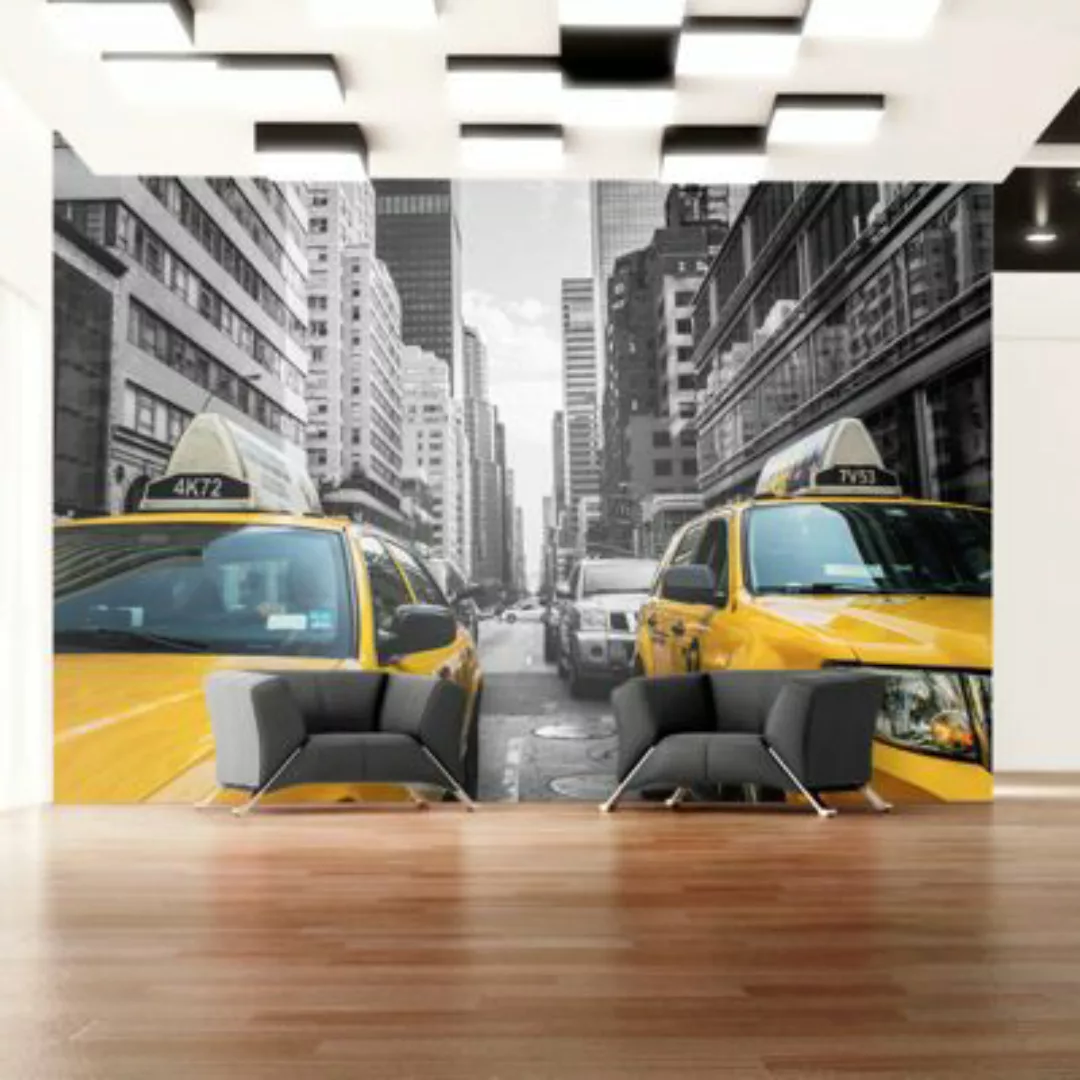 artgeist Fototapete New York taxi mehrfarbig Gr. 200 x 140 günstig online kaufen